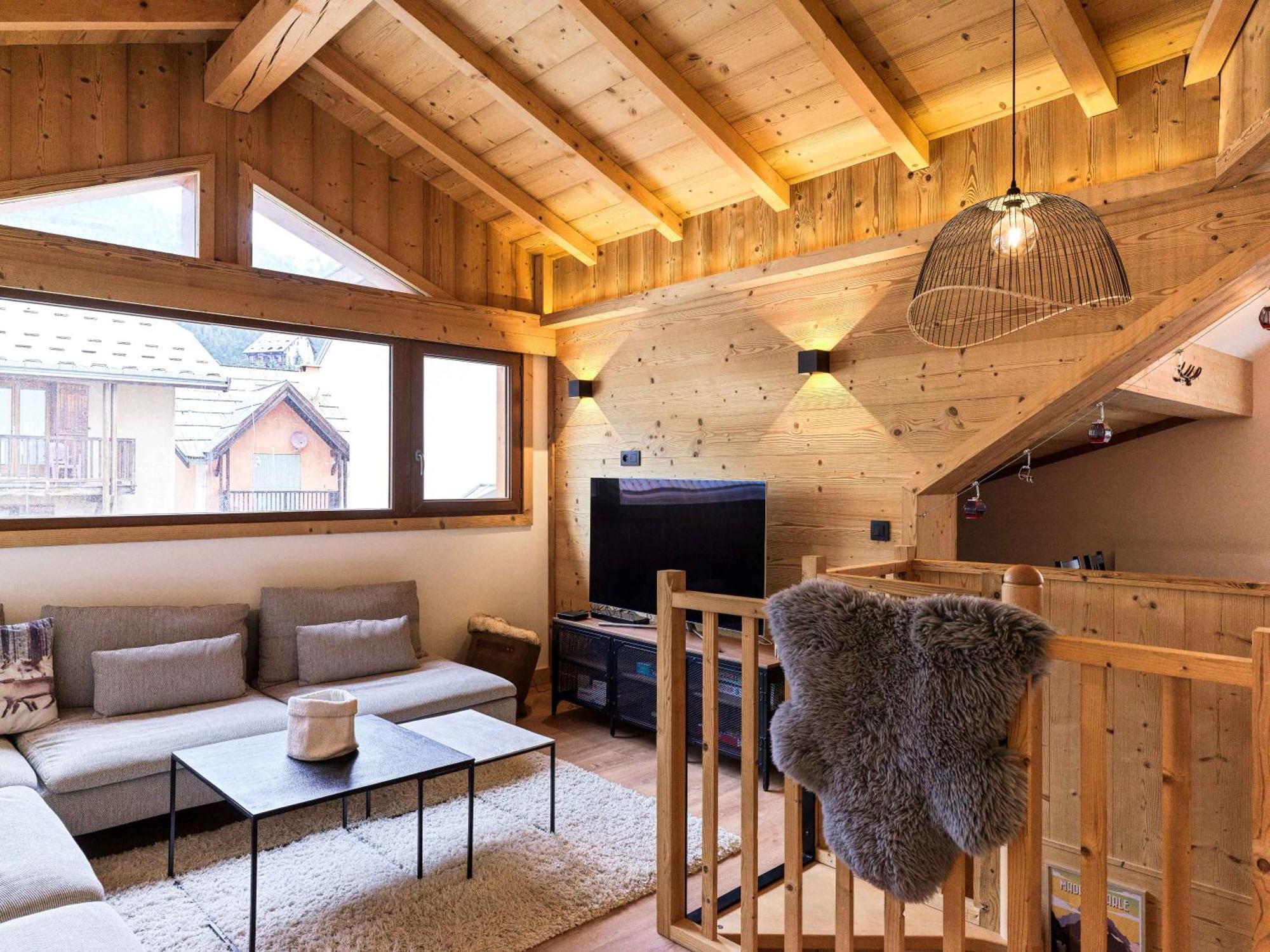 Le Chenaillet, Duplex Au Pied Des Pistes Et Spa Monginevro Esterno foto